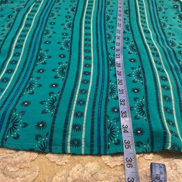 Teal Turquoise Racerback Summer Dress - Picture 8 of 13